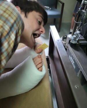 Millie Bobby Brown Instagram - yes, noah ate a cracker from Sadie’s toe..