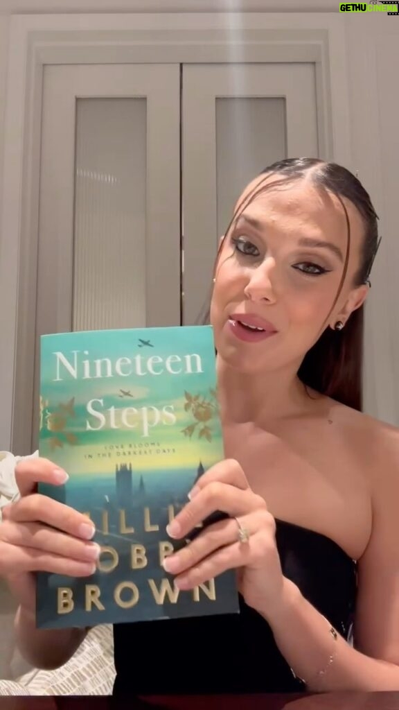 Millie Bobby Brown Instagram - I can’t believe the day is finally here! My first novel, NINETEEN STEPS, is now on sale! I’m so proud to be sharing it with you all. Pick up your copy today at a bookstore near you or click the link in my bio @wmebooks @williammorrowbooks @hqstories