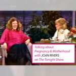 Mimi Kennedy Instagram - “Can we talk?” #HappyMothersDay Here I am (very pregnant) talking pregnancy & motherhood with the icon herself - @joanrivers on #thetonightshow @melissariversofficial #joanrivers #tonightshow #80slatenight #pregnancy #momcomedy #marvelous