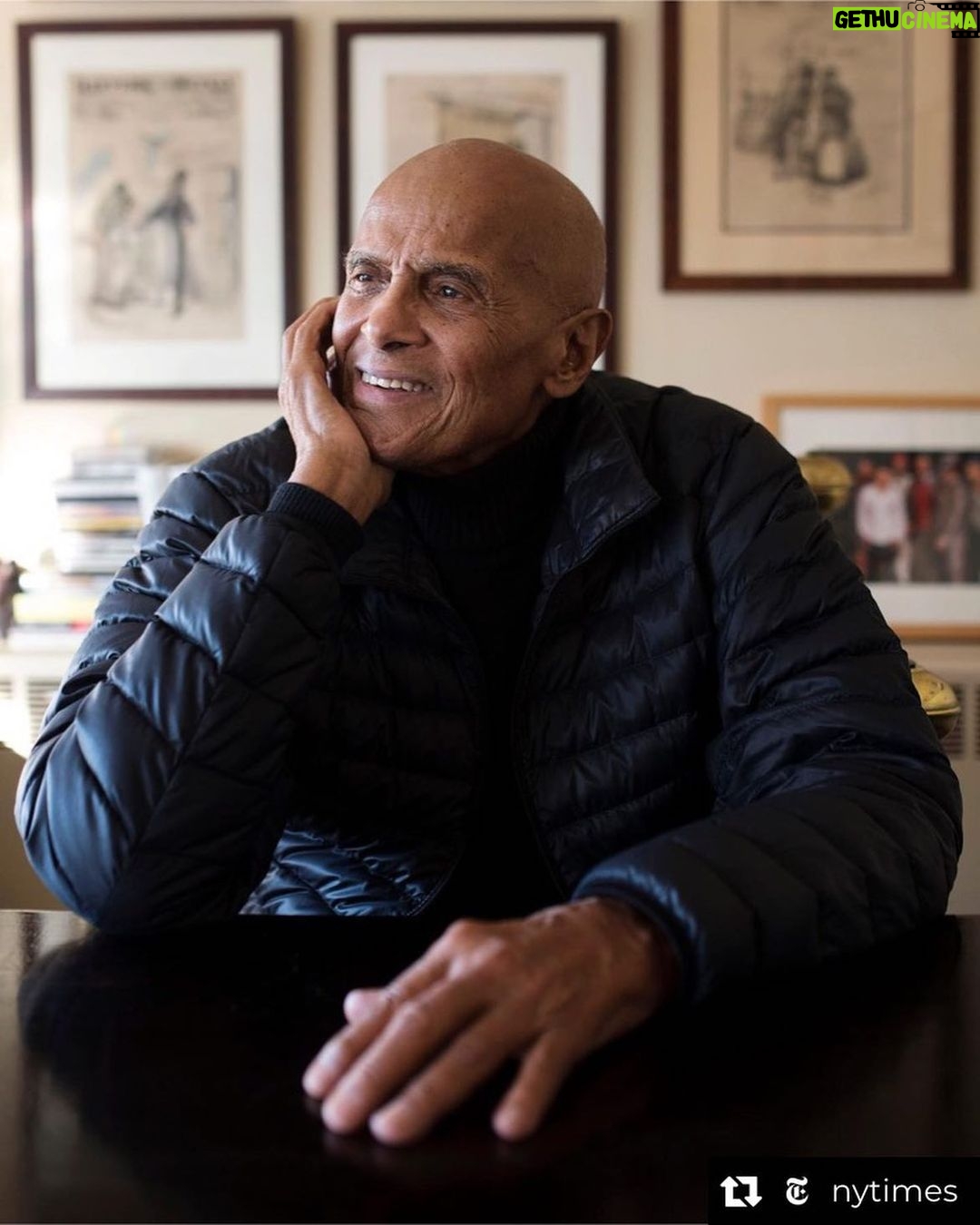 Mimi Kennedy Instagram - He knew artists had to participate in social justice. He left a thrilling legacy. Repost from @nytimes • Harry Belafonte, who stormed the pop charts and smashed racial barriers in the 1950s with his highly personal brand of folk music, and who went on to become a major force in the civil rights movement, died on Tuesday at his home on the Upper West Side of Manhattan. He was 96. The cause was congestive heart failure, said Ken Sunshine, his longtime spokesman. At a time when segregation was still widespread and Black faces were still a rarity on screens large and small, Belafonte’s ascent to the upper echelon of show business was historic. He was not the first Black entertainer to transcend racial boundaries; Louis Armstrong, Ella Fitzgerald and others had achieved stardom before him. But none had made as much of a splash as he did, and for a few years no one in music, Black or white, was bigger. Born in Harlem to West Indian immigrants, he almost single-handedly ignited a craze for Caribbean music with hit records like “Day-O (The Banana Boat Song)” and “Jamaica Farewell.” His album “Calypso,” which contained both those songs, reached the top of the Billboard album chart shortly after its release in 1956 and stayed there for 31 weeks. Coming just before the breakthrough of Elvis Presley, it was said to be the first album by a single artist to sell more than a million copies. Read more about the life of Harry Belafonte at the link in our bio. Photos by @karstenmoran and Bob Henriques/Magnum Photos.