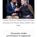 Mimi Kennedy Instagram – Wow. This review lets me know we are giving this beautiful play with all the heart and clarity we have sought to build into it over the period of rehearsals and performances. This is what I thought acting was about when I dreamed of it as a child. All my roles, stage or screen, have given me something I needed in the lessons of a lifetime. But this role, at this age ( I’ve outlived my own dear mothers lifetime by three years now) echoes deep, and this reviewer articulates why. I’m so glad it is being conveyed across the footlights ( To my fright, this production actually employs some footlights!!)
Happy St. Patrick’s Day, everyone. May all our old hungers be fed, and may generosity create enough shared nourishment for all, even in a struggling world.
☘️☘️☘️