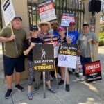 Mimi Kennedy Instagram – Met up with Eddie Gorodetsky today on the @sagaftra picket line. As well as fellow actress @emelle4real
writers Mike Rowe, Eddie Dana Gould & Tony Desena. I also got to reunite with a longtime friend of Mitch Ryan & we had a wonderful chat sharing our memories of him.
#sagaftracommunity
SAG-AFTRA-WGA Solidarity
#sagaftrastrike
#SAGAFTRAstrong
#Solidarity
@wgawest @wgaeast @sagaftrafound