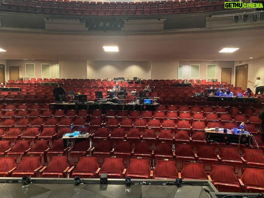 Mimi Kennedy Instagram - This is what a theater looks like during tech: lighting designer, sound designer, director & asst director all in house putting the magic elements together. Just add actors & audience for complete experience! Preview #1 Saturday night. The great Sarah Bernhardt called stage fright “ le trac.” I suppose I’ll have a small bout of it hearing “Places, please!” In 2 days. It’s been ten years….but I’m ready! @atcproductiondept @arizonatheatre