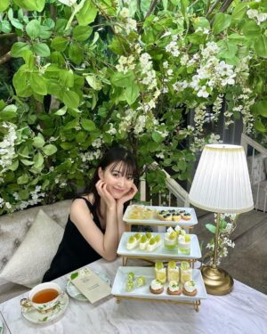 Mio Yuki Instagram - 大好きなシャインマスカットがたくさん使われてて幸せでした🤤

#HAUTECOUTURECAFE 
#omotesando
#ヌン活
#アフタヌーンティー
#シャインマスカット