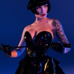 Miriam Veil Instagram - Few more images from a shoot I did in Los Angeles last year with the talented @xetalatex 🖤 Can’t wait to be back in the States this year 🇺🇸 Wearing my favourite @ladylucielatex ✨ #latex #ladylucielatex #miriamveil #latexfashion Los Angeles, California