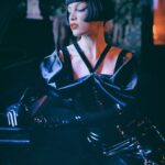 Miriam Veil Instagram - Excited to be modelling again for @nina.doroushi.rubber.wear for her latest latex collection 'Velvet and Steel' at @circa.press summer party on Friday 10th of June! Photographers @vestholmcom and @ifa.brand will also be there to sign copies of their books 🖤 don't miss it out! . Photos by @yiyinglai_ @alessio_cocchi @alfonso__scarpa at @23paulstreet MUA @onibecky_ 💫💫💫 London, United Kingdom