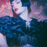 Miriam Veil Instagram - I'm so in love with this set 🦋 done with dream team @yiyinglai_ @alessio_cocchi @alfonso__scarpa at my favourite location @23paulstreet . MUA: @becky_boneshaker 💄 Special thanks to @maisonchardon for this glamorous outfit 💫 London, United Kingdom