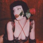 Miriam Veil Instagram - Take my flower? 🥀 @mariemur London, United Kingdom
