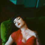 Miriam Veil Instagram - Hanging around the_oldlacefactory feeling glamorous in sian_hoffman beautiful corsets 💄💋 BTS videos by jamie_noise 💫 London, United Kingdom