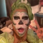 Miss Abby OMG Instagram - Feliz dia de los muertos!💀Well kinda late i know haha But @sierra_tequila party was amazing!!💀✨ I did my makeup with the new paint sticks SFX from @nyxcosmeticsnl and omg!!! It turned out so good! I can’t wait to try new things!🖤🏴‍☠️💀 #missabbyomg #nyxcosmetics #sierratequila #partyliketheresnotomorrow #paintedbyabby #diadelosmuertos #tequilla #skull Club NYX