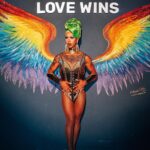 Miss Abby OMG Instagram - Love wins!💖🏳️‍🌈 Wig: @vivaldified Outfit 💎 by me Makeup: @benefitnetherlands @back_stage_amsterdam @ Pic: @bencupan.media @st_louis_breakfast @totally_events Cologne (Köln), Germany