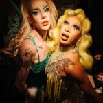 Miss Abby OMG Instagram - Farted with @houseofvivaldi under a lamp and this is the result 💡💚💛 Stunning right? Pic: @raymondvanmil @3xnyx Hair: @madame.madness #hostedbyabby #missabbyomg #abbyomg #vivaldi #dragraceholland #green #yellow #tattoos #fairy #dragqueen #makeup #makeupporn #perfection #drag #brazilian Amsterdam, Netherlands