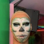 Miss Abby OMG Instagram - Feliz dia de los muertos!💀Well kinda late i know haha But @sierra_tequila party was amazing!!💀✨ I did my makeup with the new paint sticks SFX from @nyxcosmeticsnl and omg!!! It turned out so good! I can’t wait to try new things!🖤🏴‍☠️💀 #missabbyomg #nyxcosmetics #sierratequila #partyliketheresnotomorrow #paintedbyabby #diadelosmuertos #tequilla #skull Club NYX