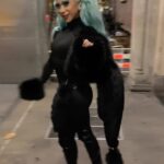 Miss Abby OMG Instagram - Miaaaauuuuu I’m a cat!🐱🖤🩵 Wig: @jason_verwey_muah Makeup: @nyxcosmeticsnl Outfit: Me! #missabbyomg #cat #bluehair #pussycat #blackoutfit #fur #drag #dragrace #dragraceholland Paradiso Amsterdam
