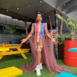 Miss Abby OMG Instagram - Happy Pride Bitches!!!🌈✨👏🏽 I wanna thank @sabinestaartjes for this iconic pride outfit! You really touched my fantasy bone and helped me create my final fantasy pride lewk. Obrigadoww🦄👏🏽 Hair by the icon: @jason_verwey Shoes: @footlockereu @buffaloshoes #pride #happy #dragqueen #missabbyomg #abbyomg Pride Amsterdam