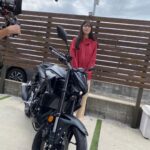 Miyu Kitamuki Instagram - YAMAHA公式YouTubeチャンネル 「わたしの休日！激辛旅in江ノ島・箱根|激辛食べて風を切ったら爽快だった」【cv:内田雄馬】 オフショット！！📸 もうそろそろ秋ですね〜🍂 バイクの季節だー！