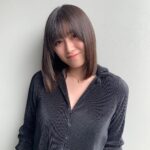 Miyu Kitamuki Instagram - 髪の毛ツヤツヤにして貰いました。 小さい頃は癖が全く無かったのに大人になってからもー、うねうねうねうね💁🏻‍♀️ 困っちまうよ〜ん😮‍💨 服黒くしすぎて今日も今日とてめっちゃ汗かいた。 毎日汗だく。