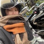 Miyu Kitamuki Instagram - 鼻真っ赤にしながらの冬ラーツー最高だった〜 久しぶりにバイク乗ったら寒さとプチ懐かしさと嬉しさで涙出て顔凍りそうだったワッ らーめん味噌一