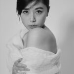 Miyu Kitamuki Instagram - モノクロてオモシロ harmake: @rossetto_chiba_tomoko camera: @lillyrie #作品撮り