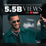 Mohamed Ramadan Instagram – 😎🪬 My YouTube channel has reached 5.5 Billion views 
قناتي الرسمية تخطت الخمسة مليار و خمسمائة مليون مشاهدة
الحمد لله