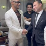 Mohamed Ramadan Instagram - 🇪🇬🥇 من ليالي القاهرة الساهرة جائزة افضل ممثل عربي من مهرجان الفضائيات العربية عن شخصية #جعفر_العمدة ثقة في الله نجاح Triumph Luxury Hotel