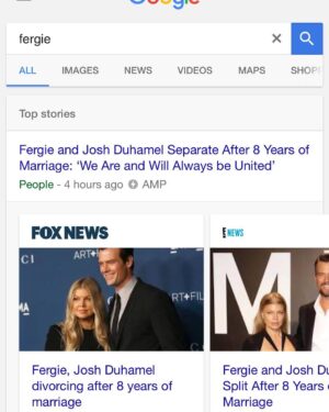 Molly Tarlov Instagram - No. Not today. NO. This is not what my daily Fergie google is supposed to look like.