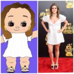 Molly Tarlov Instagram - 2 good 2 be Kew!!! More Kewpie versions of people in the *kewture*. Thank you @mamaogre420 for immortalizing my pompom Manolos in Kewpie ✨☁️