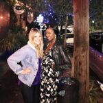 Molly Tarlov Instagram - Happy birthday to my girl @xoshroq!!!! She is beautiful, talented, smart, funny af and teaches me more than she knows 💫 boy have things changed since we took this picture on your bday 3 years ago EDIT: yes Sadie and Tamra are friends 👸🏾👸🏻