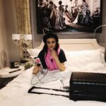 Molly Tarlov Instagram – Ok sup w that shadow face next to my bed?  Also can you believe anyone in Europe believed I was American? I mean, look at that beret 👩🏻‍🎨 (yes I am charging my phone w my bag cause @away is the dopest especially when ya converters don’t work) Sofitel Paris Le Faubourg