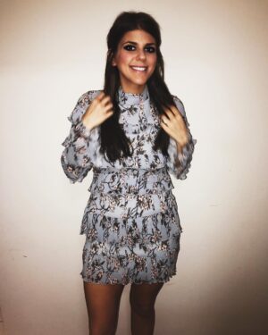 Molly Tarlov Instagram - The armpits of this dress smell so bad and idk what to do about it cuz it’s dry clean only but dry cleaning seems like so much work