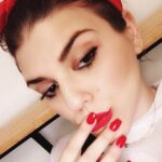 Molly Tarlov Instagram – Clearly tryna open my root chakra lately 💄🌹🍒🎈❤️📌📍🛑