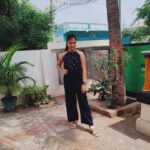 Monisha Vijay Instagram - Optimistic ✨ . . #optimistic #optimisticvibes #positivevibes #positivequotes #goodmorning #goodvibes #modelling #fashion #fashionstyle #moderndress #bluedress #blue #fashiondress #modelshoot #photoshoot