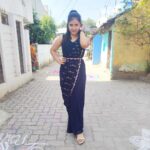 Monisha Vijay Instagram - Pongal Vibes💙 PS: Thanks to @varshavijay_official #pongal #pongalkolam #pongalcelebration #pongalopongal #pongal2023 #pongalvibes #pongaldress #modern #model #instafashion #instamood #instatrending #instatrend #trendingdress #sareefashion #saree #style #stylefashion #stylish #stylishlook #monishavijay #blue #bluelove #actor #suntvserialactress
