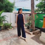 Monisha Vijay Instagram - Optimistic ✨ . . #optimistic #optimisticvibes #positivevibes #positivequotes #goodmorning #goodvibes #modelling #fashion #fashionstyle #moderndress #bluedress #blue #fashiondress #modelshoot #photoshoot
