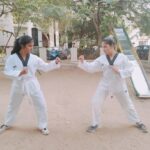 Monisha Vijay Instagram – Taekwondo sisters 🥋
@varshavijay_official 
.
.
#taekwondo #taekwondogirl #taekwondolife #karate #karategirl #supergirl #superwoman #martialarts #selfdefence #womenempowerment #instatalent #sisters #supersisters #instagood #instadaily #instapost