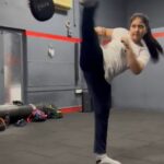 Monisha Vijay Instagram - I fear not the man who has practiced 10,000 kicks once, but I fear the man who has practiced one kick 10,000 times🥊 _ Bruce Lee @hustle_hub_gym #kickboxing #kickboxingtraining #kickboxer #kickboxingworld #kickboxinggirl #supergirl #superwoman #womenempowerment #womensupportingwomen #martialarts #boxingtraining #boxing #boxinggirl #suntv #ethirneechalserial #ethirneechal #instagood #trending #reelsinstagram #instaboxer #kickboxinggym #motivation #kick #kicks #punch #punches #flexibility #kickstagram #kicksonfire #kicksoftheday