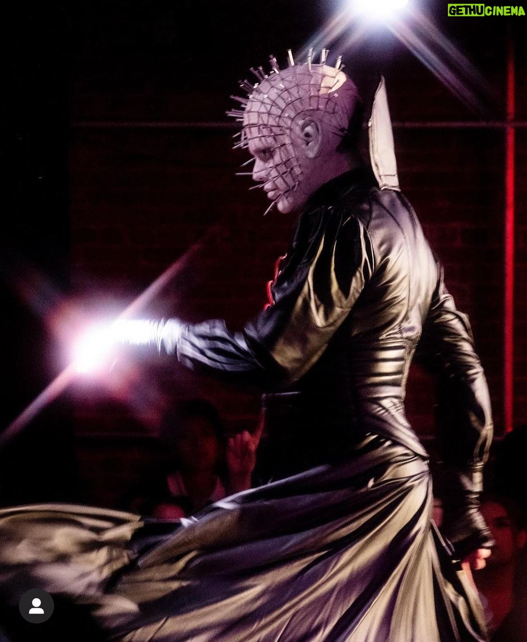 Morgan McMichaels - 1.4K Likes - THE BOX YOU OPENED IT , WE CAME …. NOW YOU MUST COME WITH US …. TASTE OUR PLEASURES…..
WOW FOR THIS PHOTO ! Thank you so much @dougkrantzii for capturing this awesome shot of me as @officialdougbradley Hell Priest Pinhead !!! One of my absolute favorite horror masters !! I would love to see a meeting of the two Pinheads @msjamieclayton and @officialdougbradley in a movie together !!!