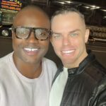 Morgan McMichaels Instagram - I snapped a quick pic with my bestie @theonlymayhem , let me tell you the lighting on the street could be seen from space but it was fabulous and we had to 😆 ! Think we are looking pretty good and aging like a fine wine 🍷 !! It’s always such a special (and a whole lotta fun) time getting to hang out and have a giggle with May May :)