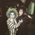 Morgan McMichaels Instagram - @timburton night Done family style at @mickysweho !!! The girls really turned it out and paid such homage to the dark director !!! @chadmichaelsallstar @scottdollylevi @bigdeelish @azaleamcmichaels.official and more !!! Come see our next theme night on Jan 30th … MARVEL VS DC !!! Mickys Weho