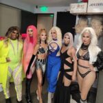 Morgan McMichaels Instagram - A little pre show photoshoot from our SHOWGIRLS show at @mickysweho , not bad for it being hotter than a testicle that belongs to satan … so proud of these ladies for trucking through in the heatwave ! Thank you to @trinitythetuck , @panginaheals , @kalistastage @melissa_befierce @junejambalaya for putting on such a fabulous show !! I posted 4 pics because we will be taking a shot for every pic you see with someone with their mouth open 🤣 !!