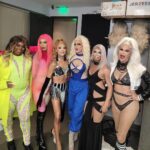 Morgan McMichaels Instagram - A little pre show photoshoot from our SHOWGIRLS show at @mickysweho , not bad for it being hotter than a testicle that belongs to satan … so proud of these ladies for trucking through in the heatwave ! Thank you to @trinitythetuck , @panginaheals , @kalistastage @melissa_befierce @junejambalaya for putting on such a fabulous show !! I posted 4 pics because we will be taking a shot for every pic you see with someone with their mouth open 🤣 !!