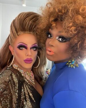 Morgan McMichaels Instagram - I had such a fabulous time filming @hulu Drag me to dinner with my best friend @theonlymayhem !! I am so grateful to be able to make such epic memories with the Beetch that is stuck with me for the rest of our days !!! 😂 plus we look AMAZING in this photo !!!!