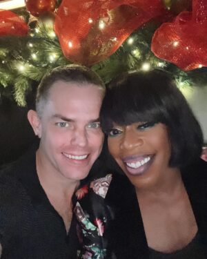 Morgan McMichaels Instagram - A QUICK SNAP WITH MY JUSH @msjasminemasters !! I was very fortunate enough to get to go see her , @latriceroyale & @christopherlhamblin in the “Why it gotta be white Christmas” show ! It was such a spectacular show and I died at the great duet with Jasmine & Latrice !!! What a great night !!!
