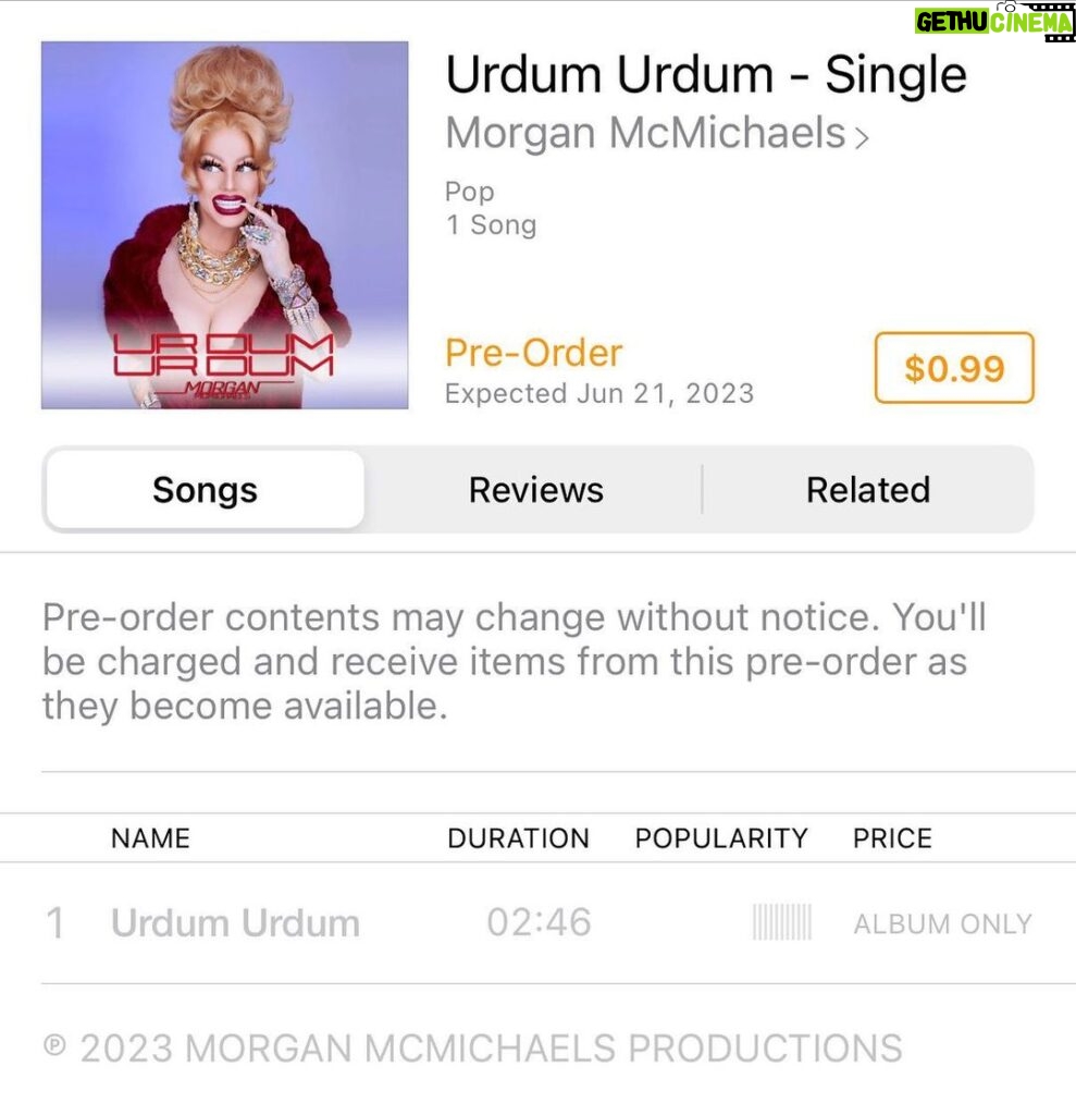 Morgan McMichaels Instagram - MY NEW SINGLE “URDUM URDUM” is available for PREORDER NOW on @itunes !!! Make sure you get on the good foot and preorder NOW !!! I would love that :) thank you all for supporting and showing love ❤️ Los Angeles, California