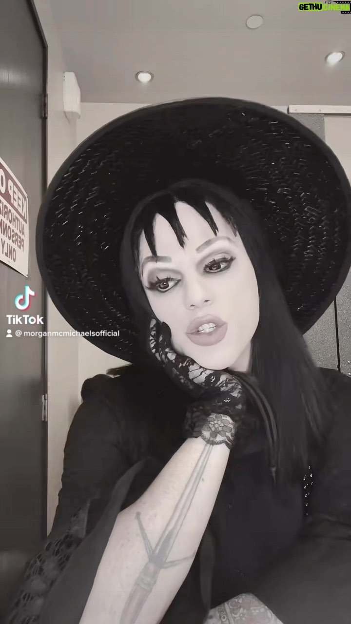 Morgan McMichaels - 1.8K Likes - STRANGE AND UNUSUAL !! Just having a little fun as @winonaryderofficial as Lydia Deetz from Beetlejuice at @mickysweho SHOWGIRLS FOR OUR @timburton NIGHT ! So much fun with this character :) Need to do Tim Burton Night again !!!