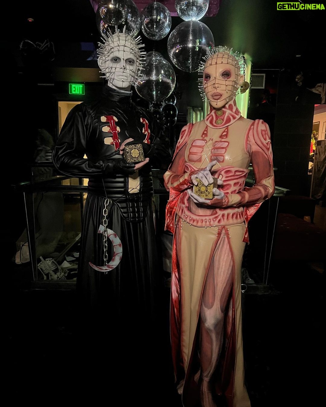 Morgan McMichaels - 2K Likes - HELL PRIEST & HELL PRIESTESS JOIN FORCES TO TEAR YOUR SOULS APART !!! I was so honored to be able to get a picture with my fabulous mother @chadmichaelsallstar at @mickysweho for our Halloween show ! I of course love @officialdougbradley original Pinhead and Chad fiercely executed Jamie Clayton’s Female Pinhead !!