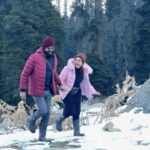 Mridula Vijay Instagram - We did trekking throughout 2hrs by holding hands together. He never left me alone ❤️