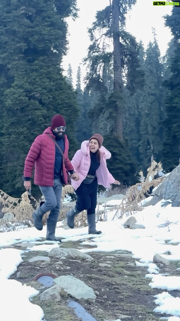 Mridula Vijay Instagram - We did trekking throughout 2hrs by holding hands together. He never left me alone ❤️