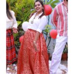 Mridula Vijay Instagram - Christmas shoot for @suryatv Thank you @nova_fashion_boutique_by_brind for completing my concept ❤️