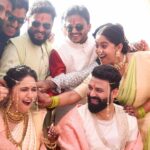 Mrunmayee Deshpande Instagram – आमच्या कडे उलटं असतं!! 🤣🤣🤣
#SwaG #lafdi 

Wedding outfit styling – 
@ketaki_ashish @stylebyk2
Aesthetics and Skincare @thefacestudio.in @_prajakta.kulkarni_
Phaotography – @sarrikaaaaaa @shoot_karnewala
MUA @snehakelkar906 
Jewellery- @sorayaajewels_ 
Swapnil’s Wardrobe – @vaanis_official